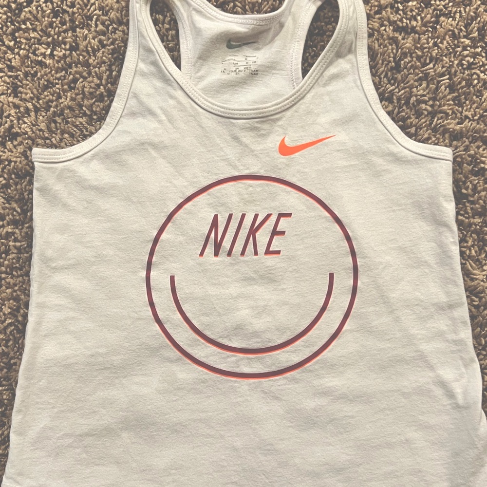 Girls Nike racer back tank